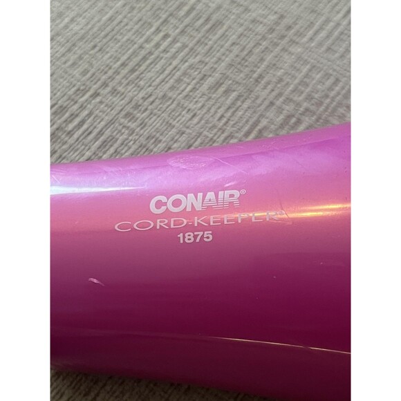 Conair Cord-Keeper 1875 Hair Dryer Model 209TPN Retractable Cord 3 Heat 2 Speed - Picture 2 of 5